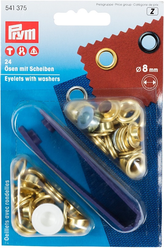 <div class='designation1'>Oesen mit Scheiben, mit Werkzeug</div><div class='designation2'>8 mm, 24 Stück</div>
