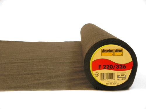 <div class='designation1'>Vlieseline F 220 mittel</div><div class='designation2'>90 cm, aufbügelbar</div>