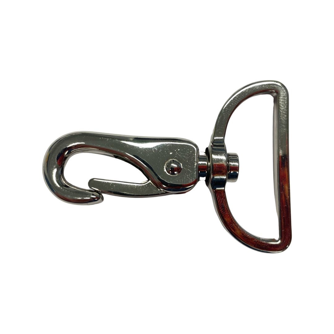 <div class='designation1'>Karabiner 45x60mm grob</div><div class='designation2'>Metall, drehbar, für 40mm Band</div>
