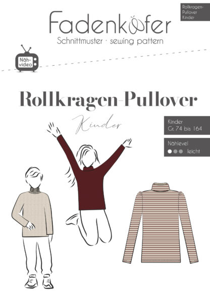 Rollkragen-Pullover