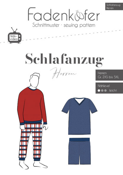 Schlafanzug-Herren-T
