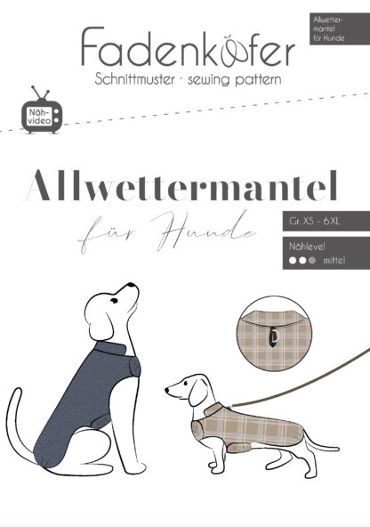 Allwettermantel-Hund