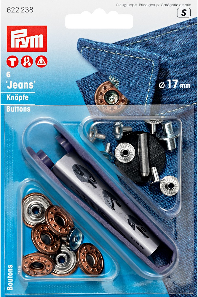 D-Jeans Knöpfe-17mm
