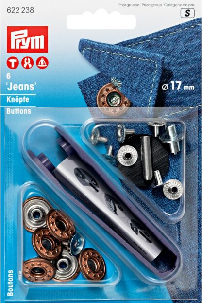 D-Jeans Knöpfe-17mm