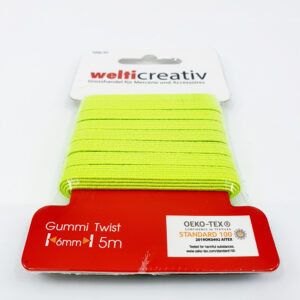Gummi Twist 6mm neon