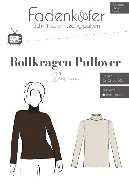 Rollkragen-Pullover