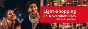 Light-Shopping 2025 am 27. November - Winterthur - Bolli bis 20 Uhr geöffnet