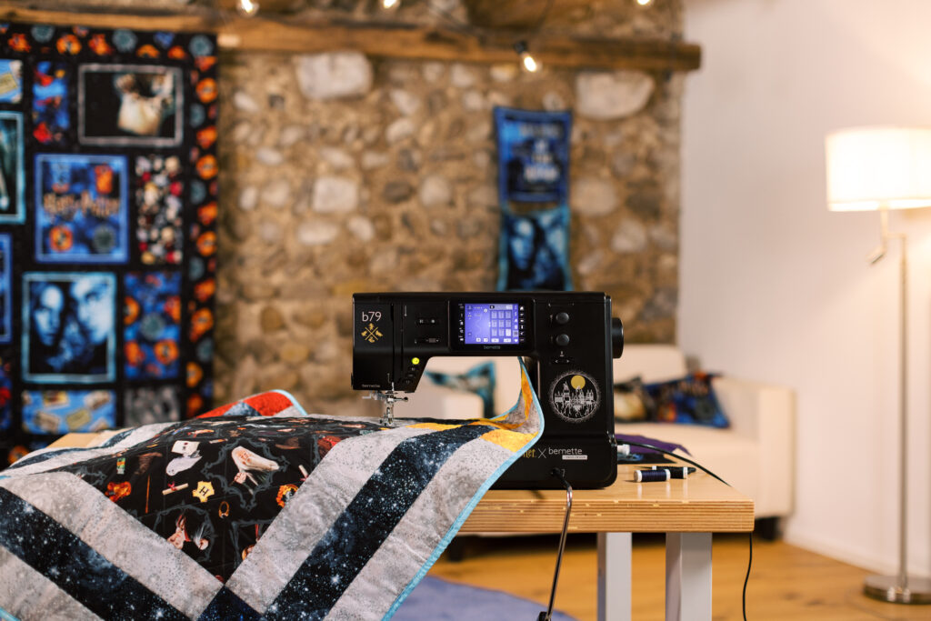 Harry Potter Näh- und Stickmaschine - bernette b 79 - Auf zum Bolli nach Winterthur